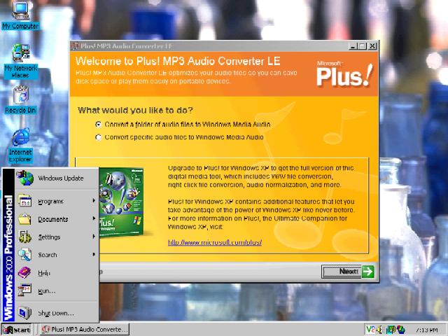 Running the Plus Media Converter LE